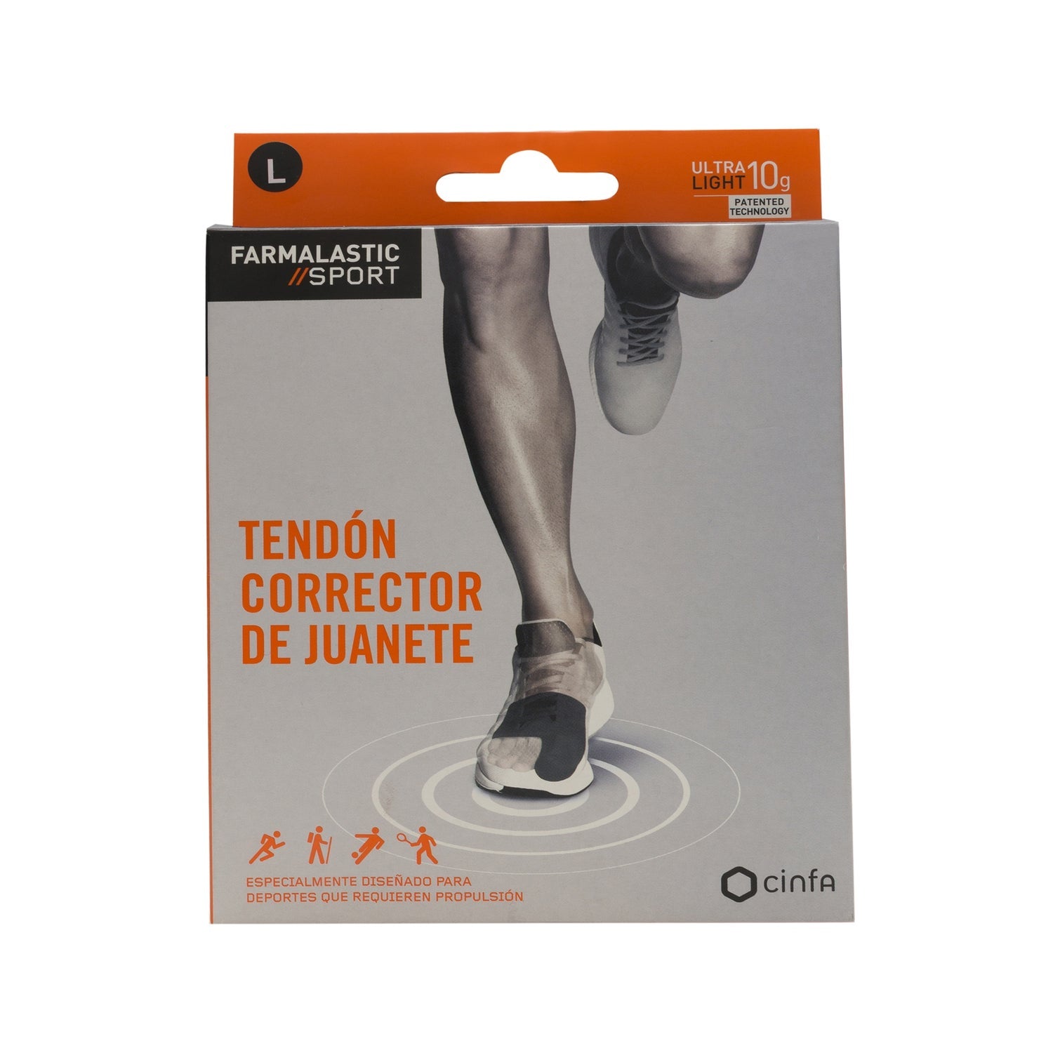 Farmalastic Sport Tendón Corrector de Juanete Talla L 1ud