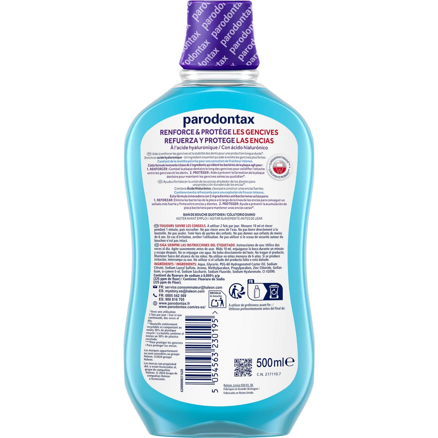 Parodontax Refuerza y Protege Colutorio 500ml