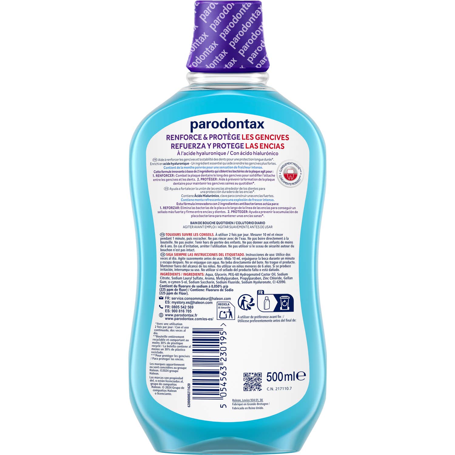 Parodontax Refuerza y Protege Colutorio 500ml