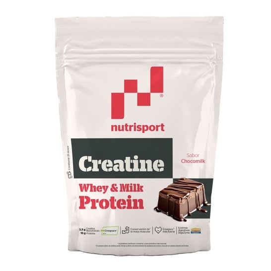 Nutrisport Creatina Creapure® & Proteína Chocomilk 500 g