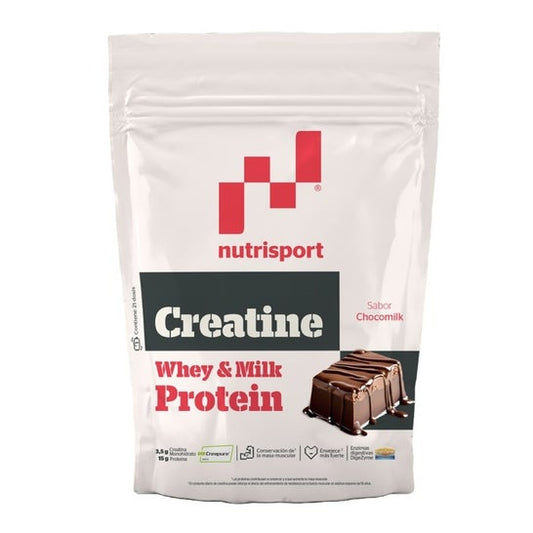 Nutrisport Creatina Creapure® & Proteína Chocomilk 500 g