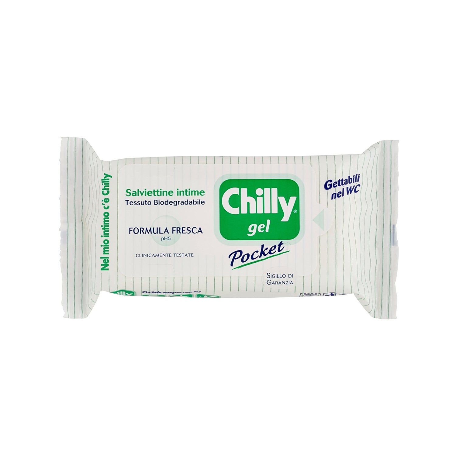 Chilly® Pocket toallitas refrescante 12uds