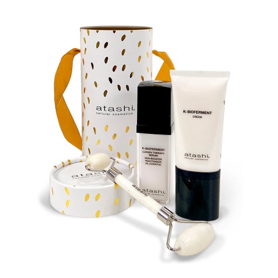 Atashi Cofre Ritual K-Bioferment Sérum + Crema Antiedad Revitalizante