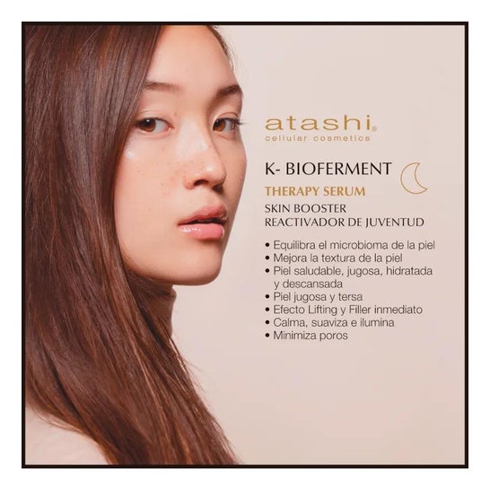 Atashi Cofre Ritual K-Bioferment Sérum + Crema Antiedad Revitalizante