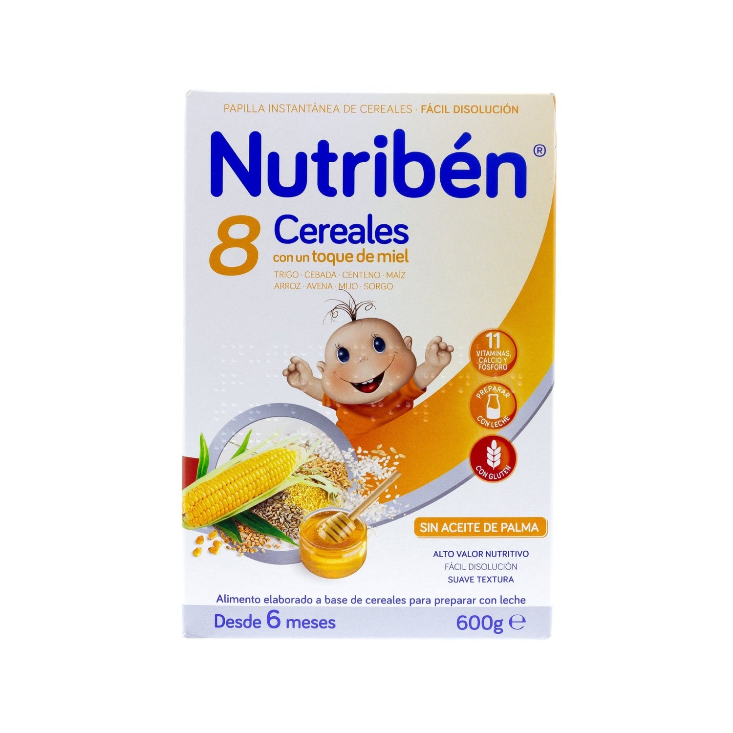 Nutribén® 8 Cereales y Miel 600gr