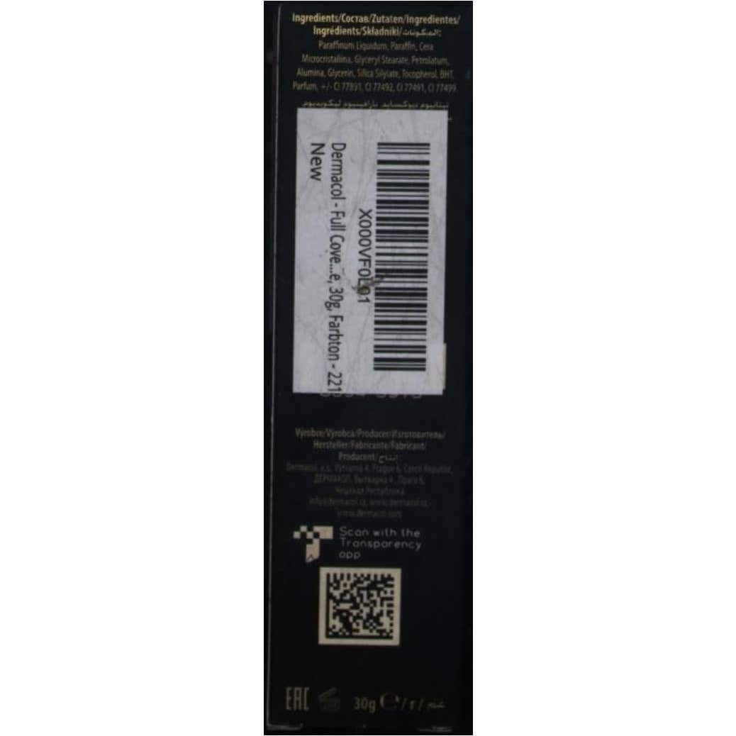 Dermacol Make Up Cover Base de Maquillaje 221 30g