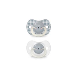 Suavinex Night & Day Chupete Silicona 6-18m 2uds