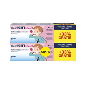 Kin Fluor Infantil Pasta 75 ml + 25ml 2x1