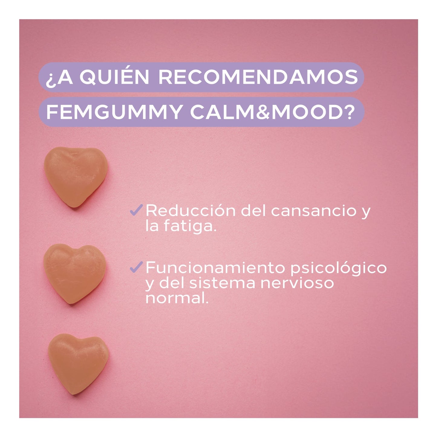 Cumlaude Lab Femgummy Calm & Mood 60uds