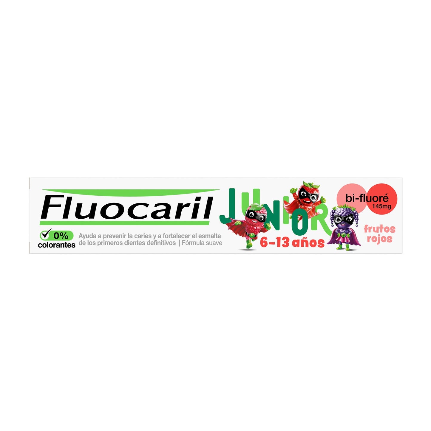 Fluocaril Pasta Junior Frutos Rojos 75ml