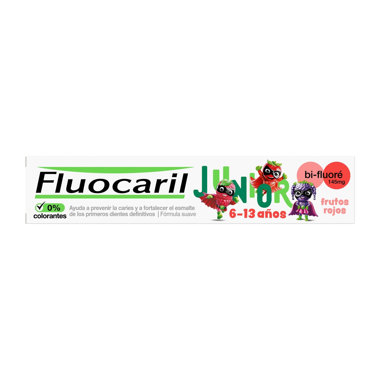 Fluocaril Pasta Junior Frutos Rojos 75ml