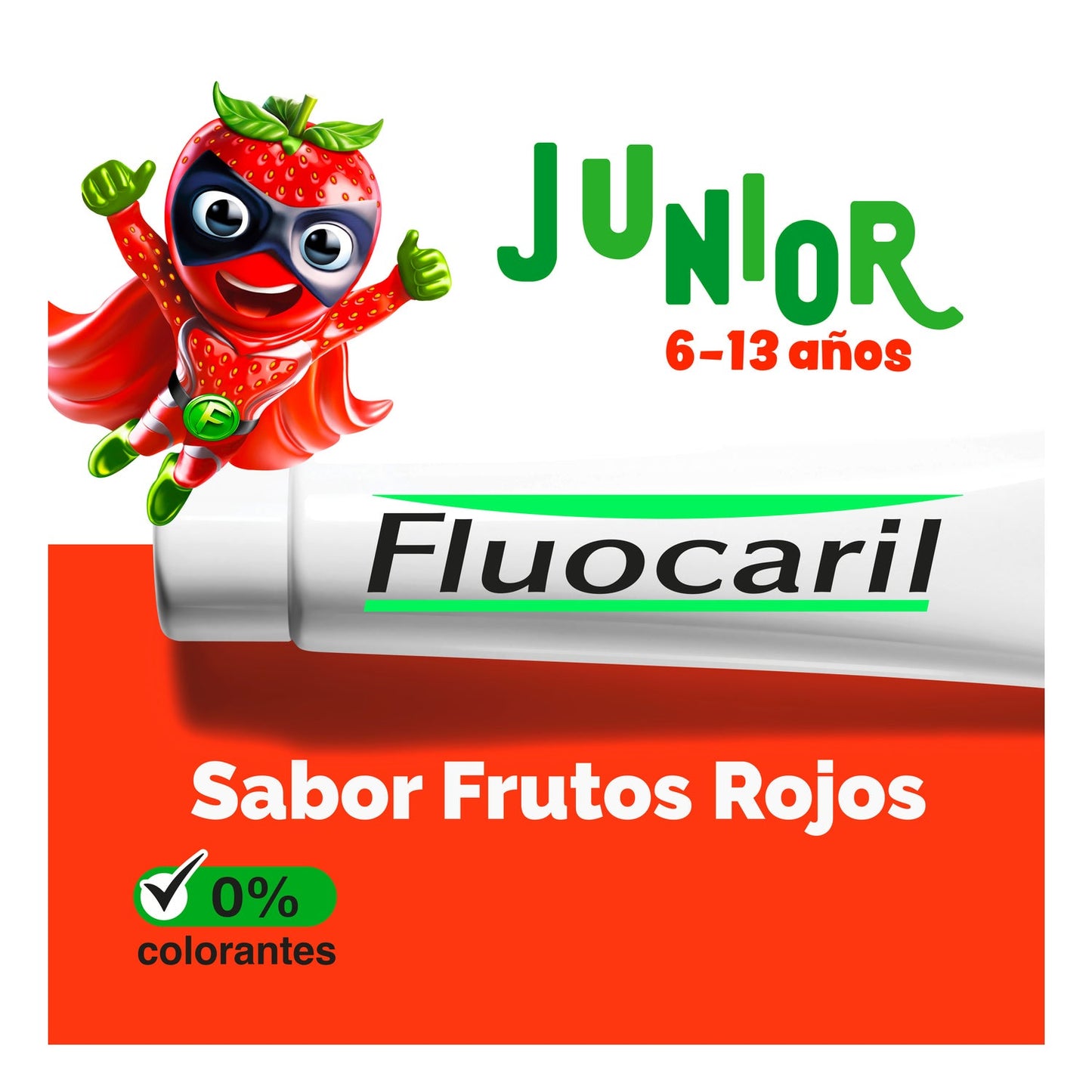 Fluocaril Pasta Junior Frutos Rojos 75ml
