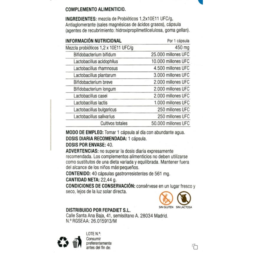 Fepadiet Fepa-Probiotic 40caps