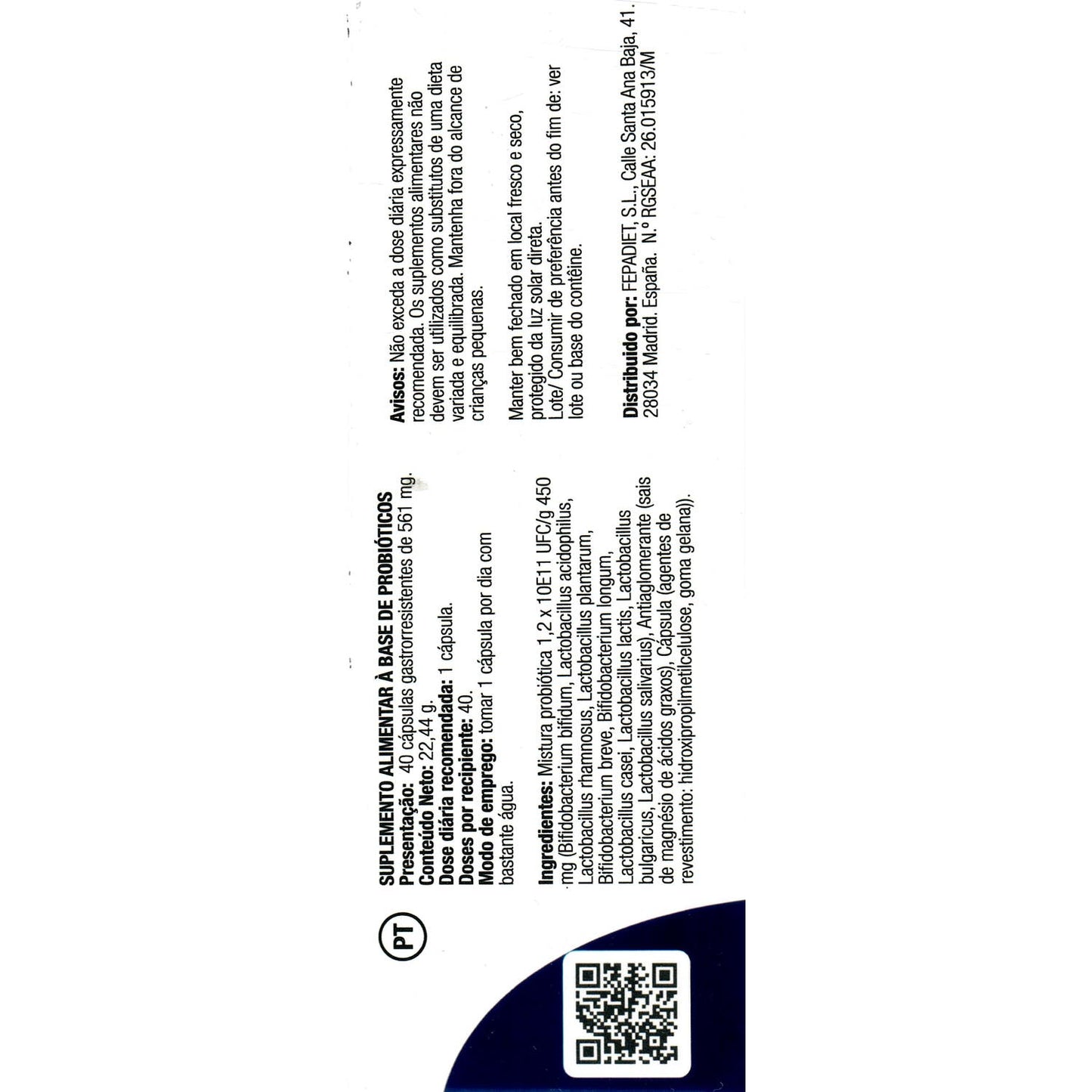 Fepadiet Fepa-Probiotic 40caps