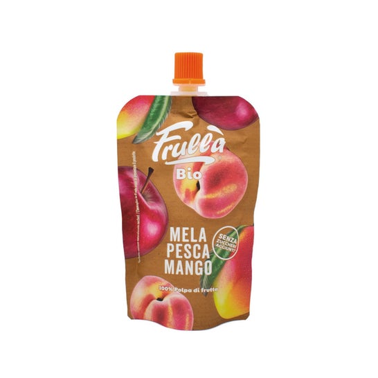 Frulla Pure Manzana, Melocoton y Mango Bio 100g