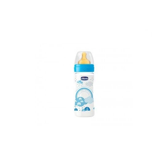 Chicco® Well Being biberón azul 250ml
