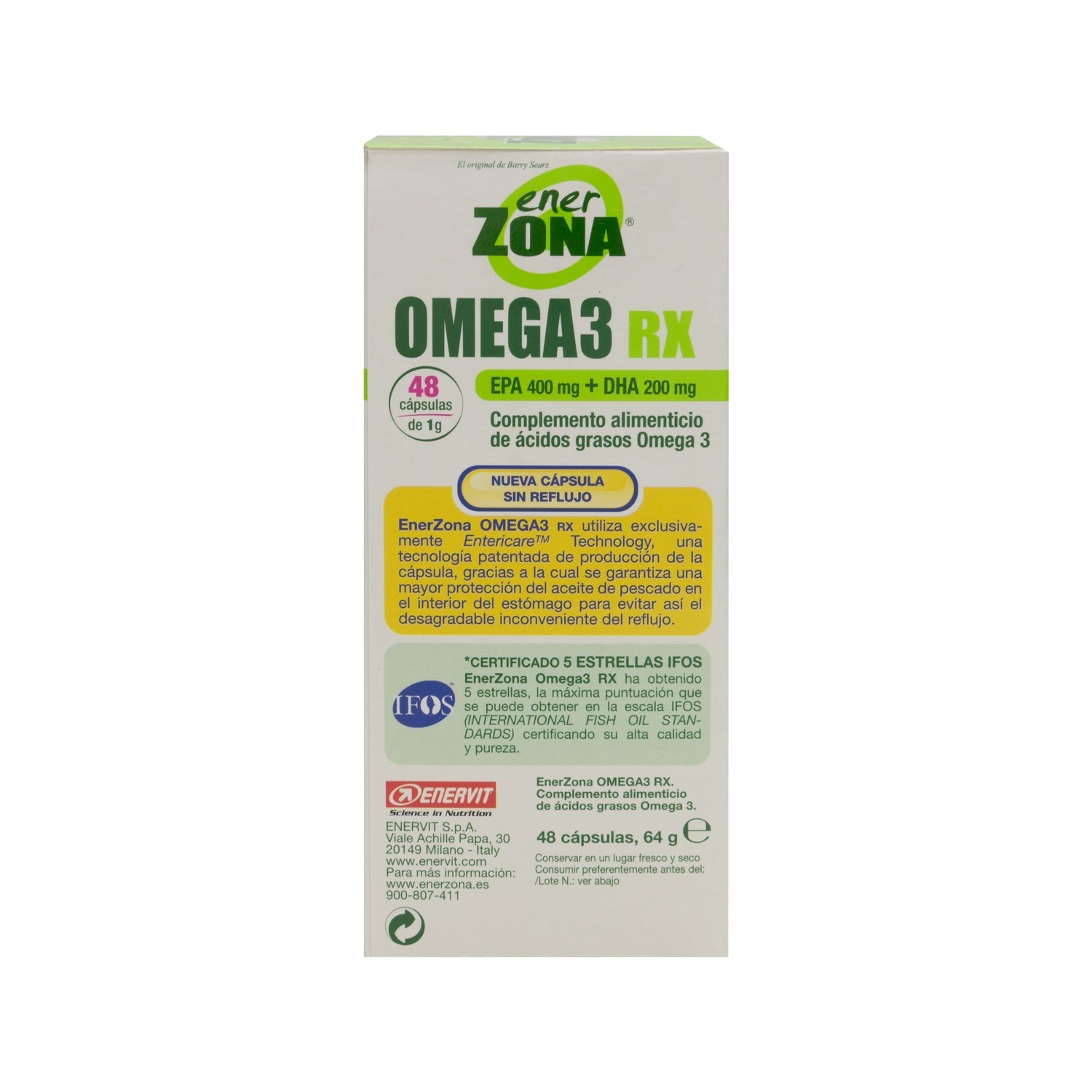 Enerzona omega 3 RX 48cáps