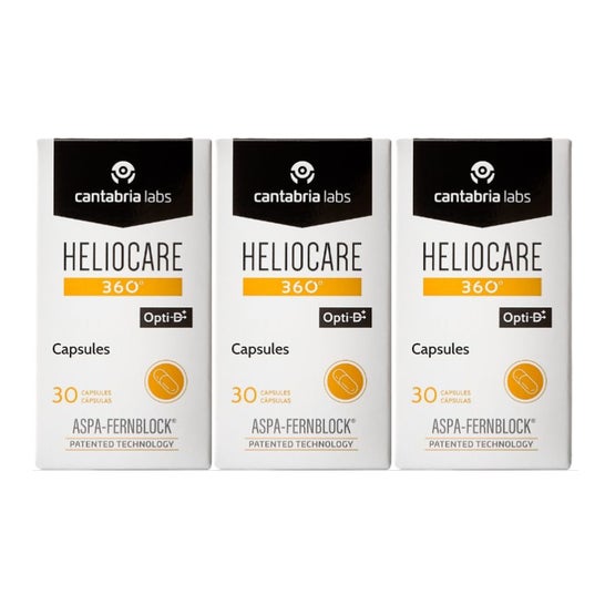 Heliocare 360º D Plus Cápsulas 3x30caps