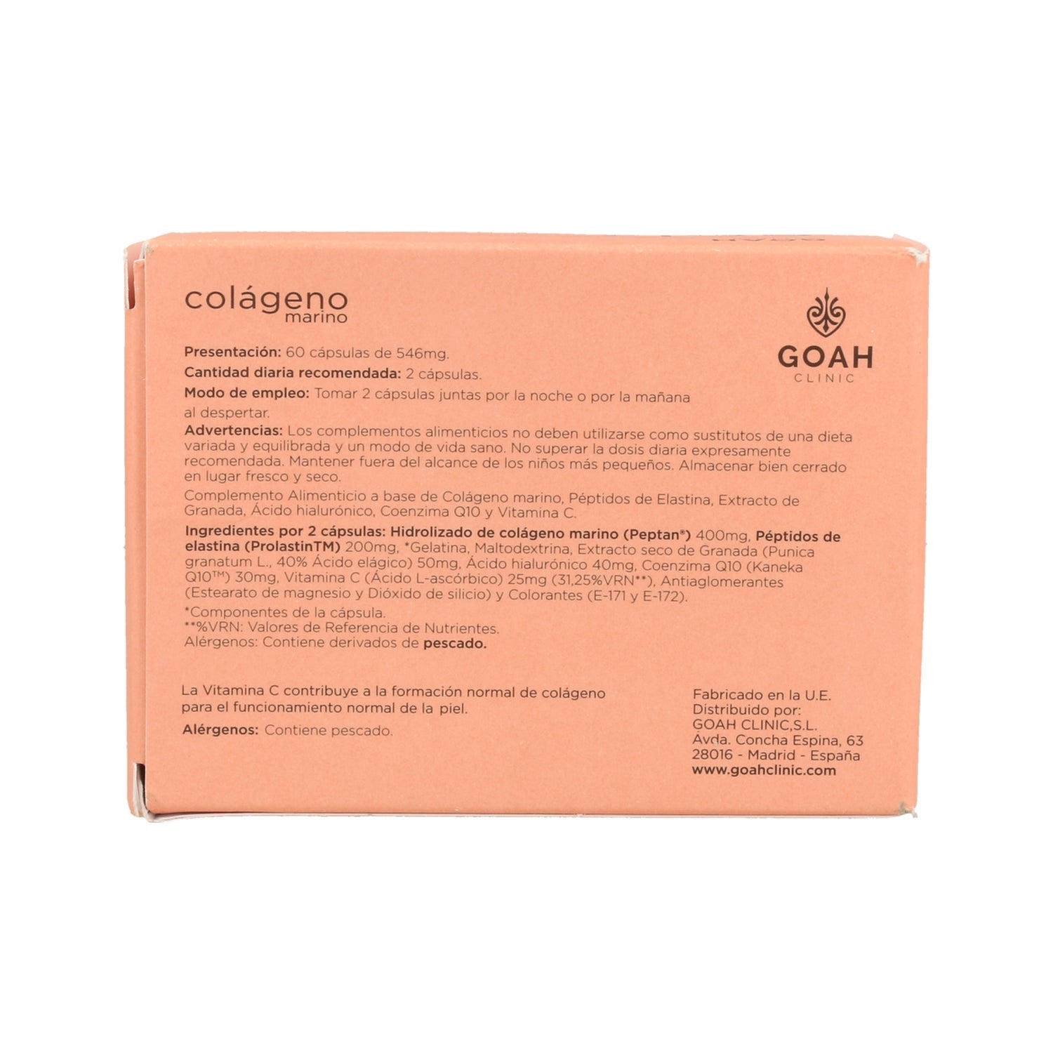 Goah Clinic Colageno Marino 60caps