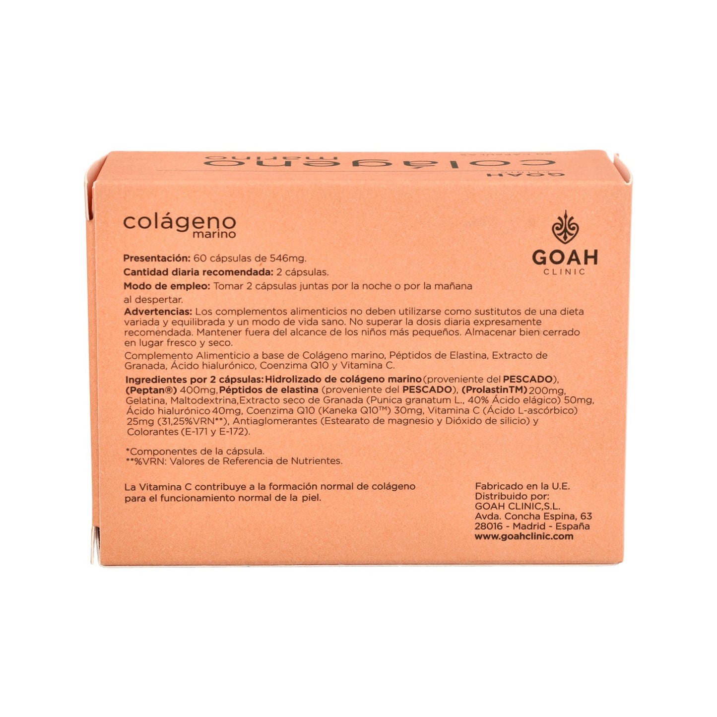 Goah Clinic Colageno Marino 60caps