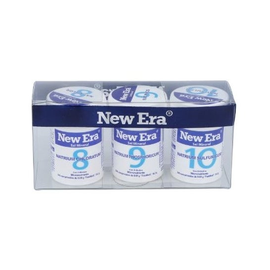 New Era Schussler Trío Metabolismo 8+9+10 720 comp