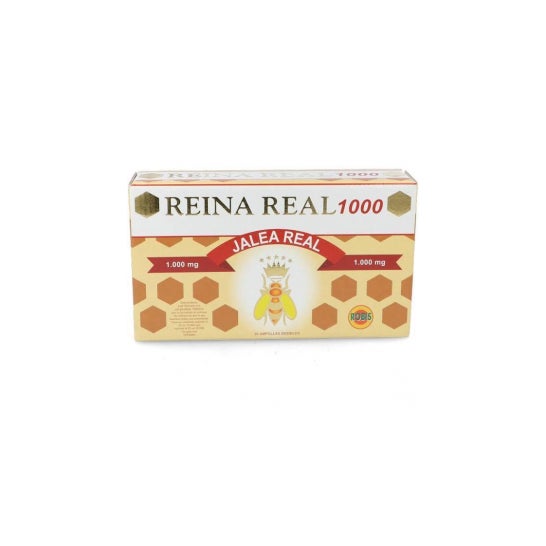 Robis Jalea Reina Real 1000 20 Ampollas de Cristal