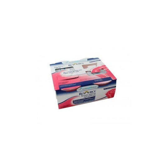 Resource Aqua+ Agua Gelificada Granada 4x125g