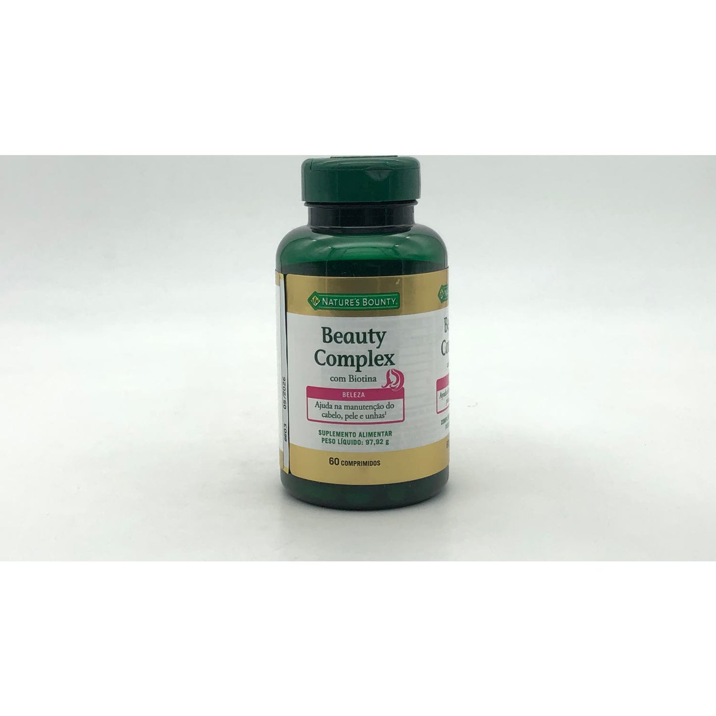 Comprimidos de beleza Bounty da natureza Lex com Biotina 60 comprimidos