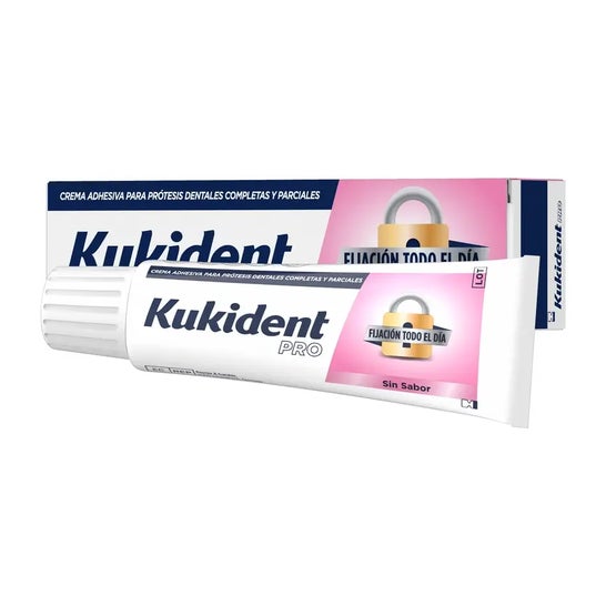 Kukident Pro Fijación Todo el Día sin Sabor 47g