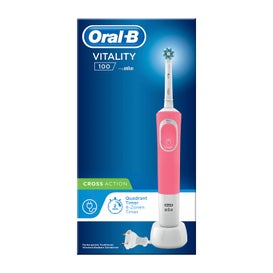 Oral-B Cepillo Eléctrico Vitality 100 Cross Action Rosa 1ud