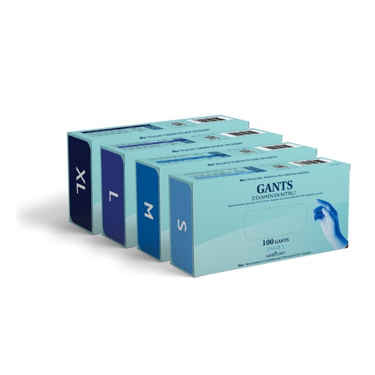 Santecare Guantes Nitrilo Talla M 100uds
