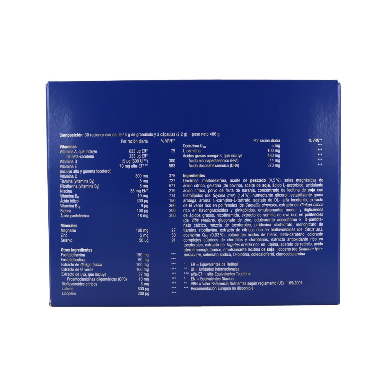 Orthomol Mental 30 comprimidos