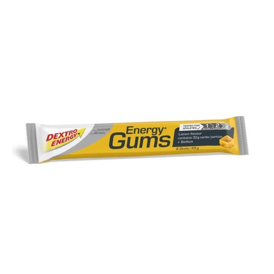 Dextro Energy Gums de Limón y Sodio 45g