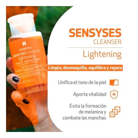 Sesderma Sensyses Cleanser Lightening Desmaquillante Limpiador 200ml