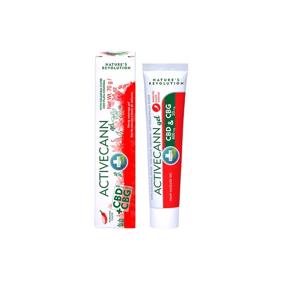 Annabis Activecann Gel Masaje Efecto Calor Cáñamo 75ml