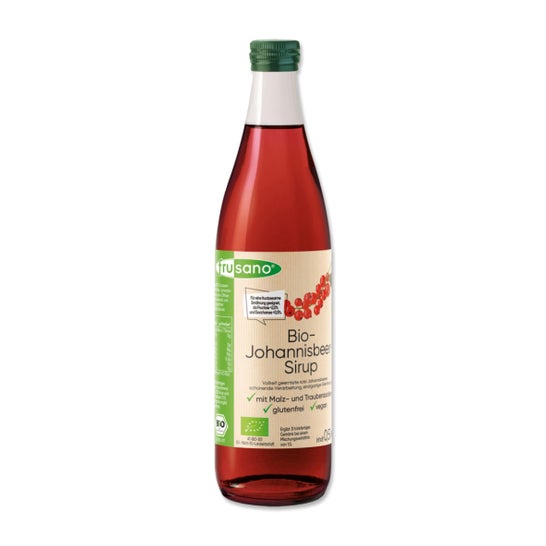Frusano Jarabe de Grosella Roja Bio 500 ml