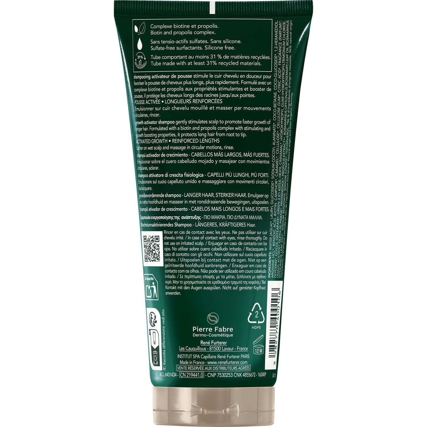 René Furterer Triphasic Grow Champú 200ml