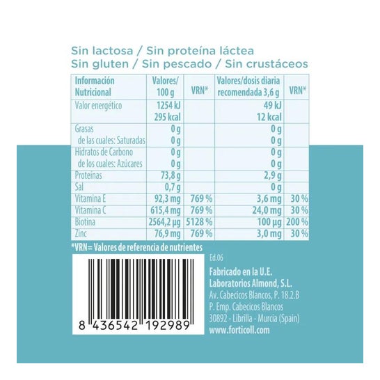 Forticoll Colágeno Piel Cabello 120comp