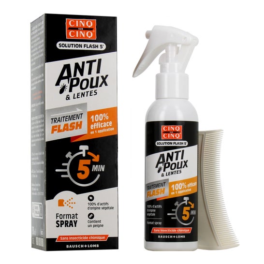 Cinq sur Cinq Tratamiento Flash Anti Piojos & Liendres 150 ml