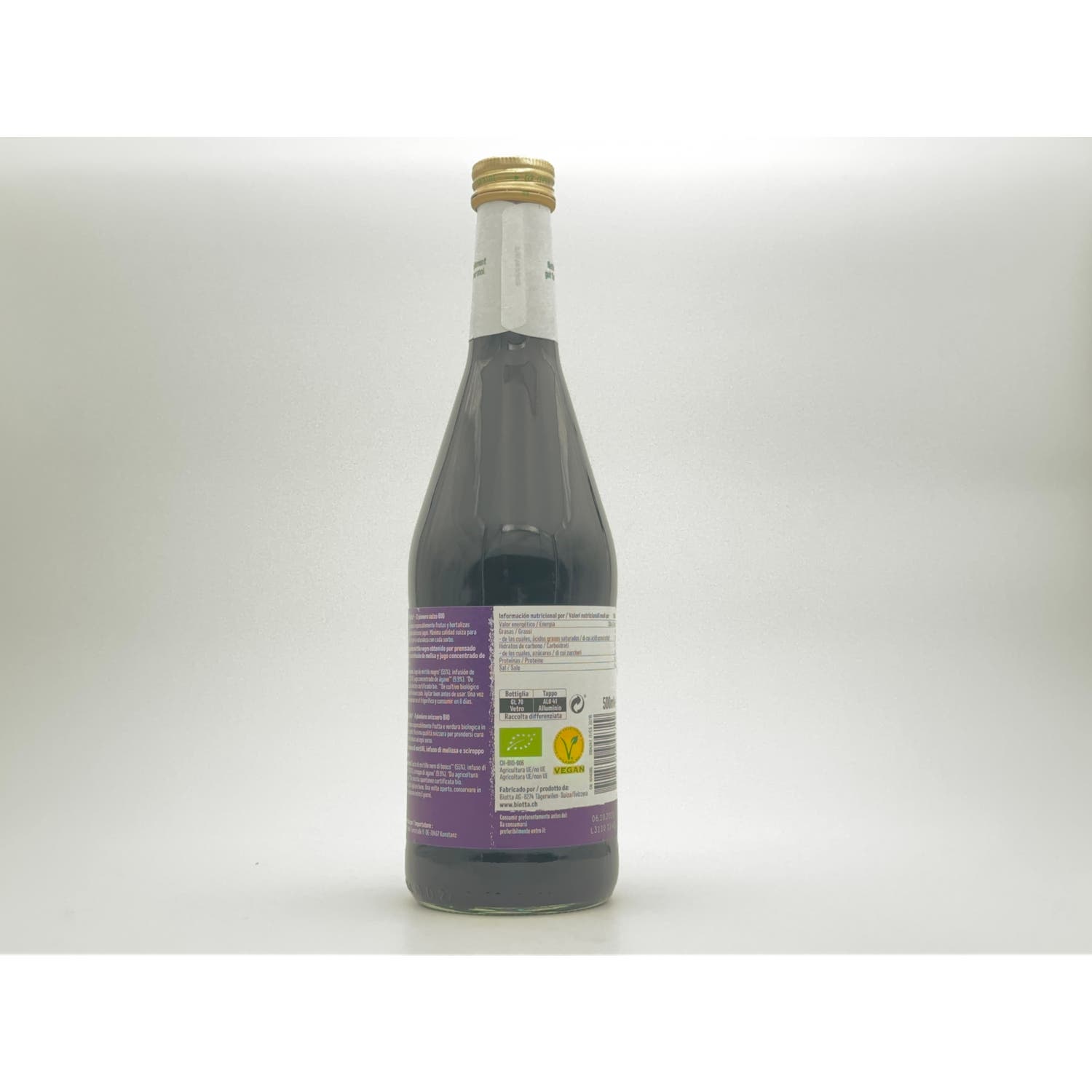 Biotta Jugo de Mirtilos Negros BIO 500ml