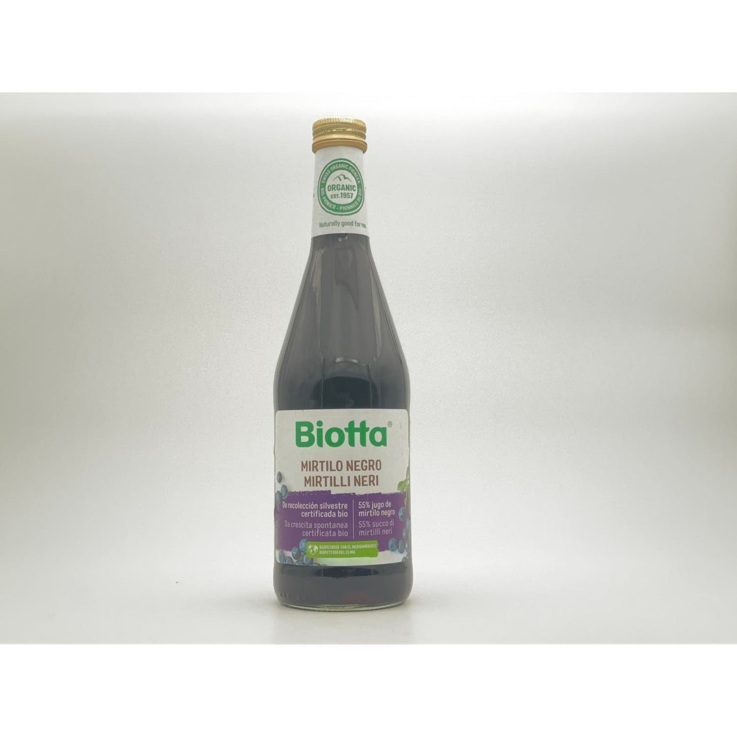 Biotta Jugo de Mirtilos Negros BIO 500ml