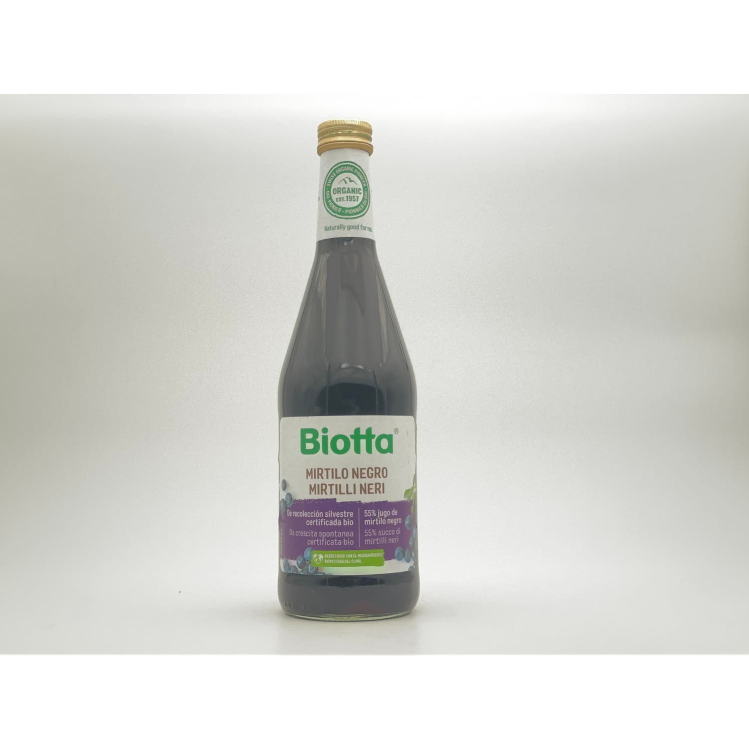 Biotta Jugo de Mirtilos Negros BIO 500ml