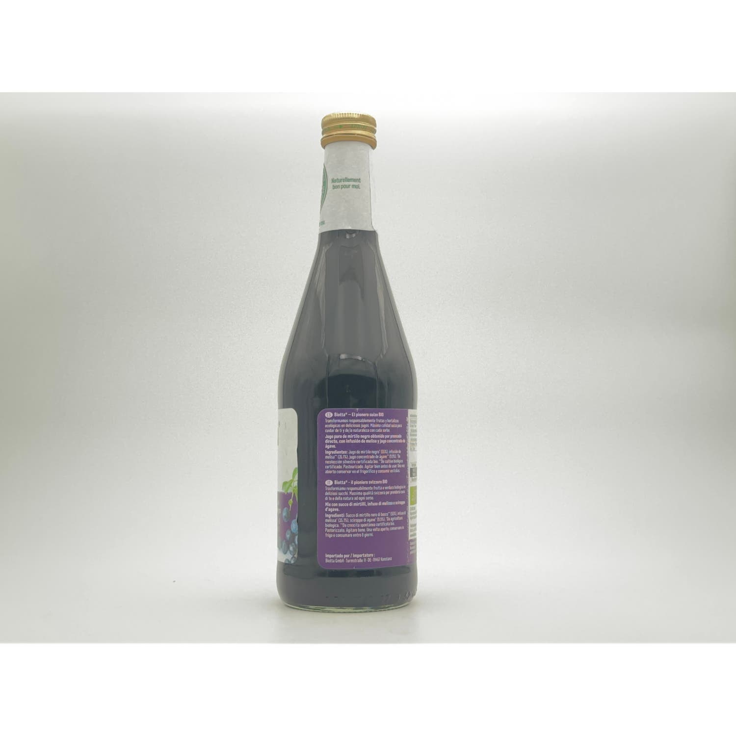 Biotta Jugo de Mirtilos Negros BIO 500ml