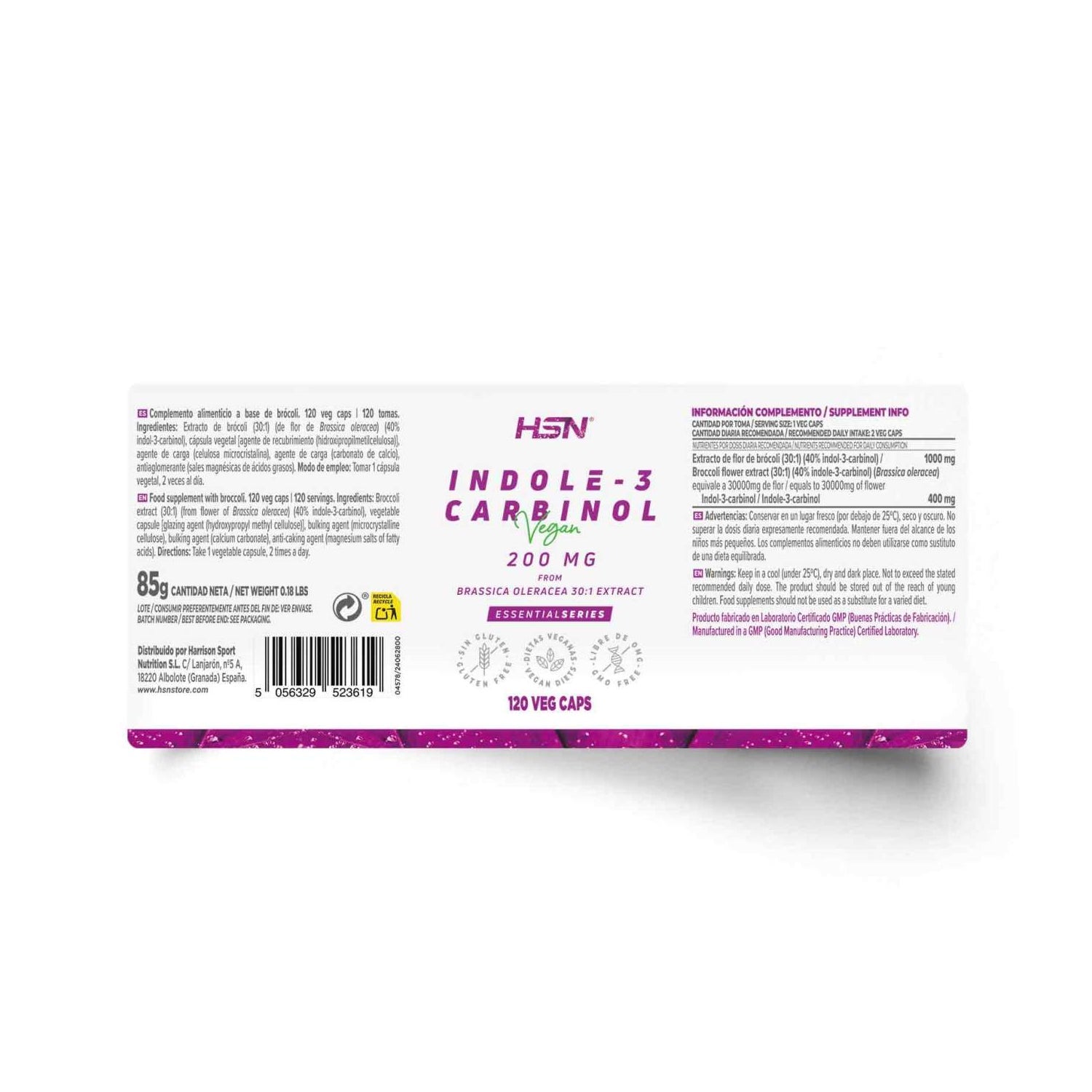 HSN Indol-3-Carbinol 200mg 120vcaps