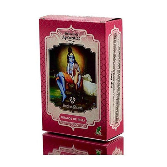 Radhe Shyam Pétalos de Rosa Tratamiento Capilar Natural 100 g