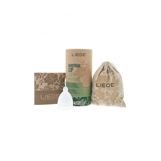 Liebe Copa Menstrual Transparente Talla Grande 1ud