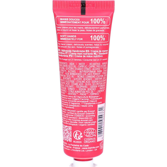 Melvita Pomegranate Touch Crema de Manos Nutritiva 30 ml