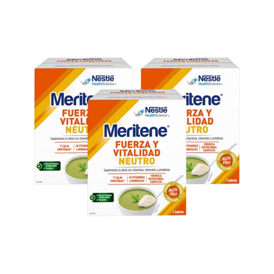 Meritene Fuerza y Vitalidad Neutro 3x7 Sobres