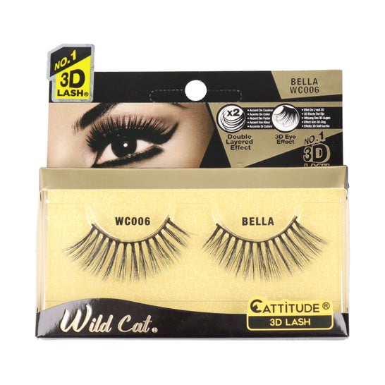 Ebin New York Wild Cat Cattitude 3 D Lash Bella 1 par