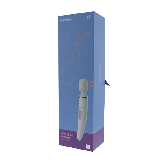 Satisfyer Wand-Er Woman Masajeador Vibrador Blanco 1ud